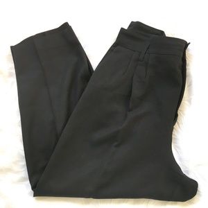 Imperial Pants Sz 15 High Pleated Waist Black Vtg